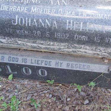 PRINSLOO Johanna Helena nee VILJOEN 1902-1982