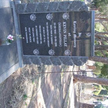 PILLAY Kevin 1958-1999