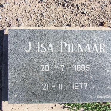 PIENAAR J. Isa 1895-1977