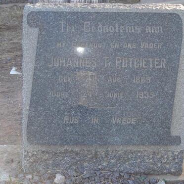 POTGIETER Johannes 1869-1935