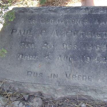 POTGIETER Paul P.A. 1860-1942