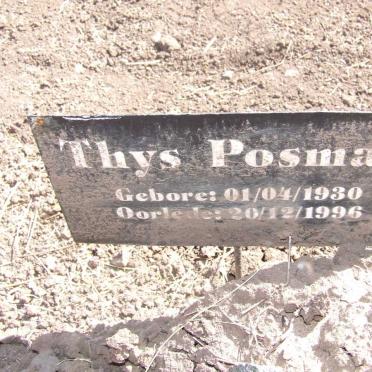 POSMAN Thys 1930-1996
