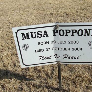 POPPONI Musa 2003-2004