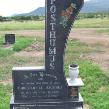 POSTHUMUS Christoffel Jacobus 1959-1996