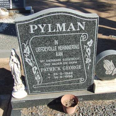 PYLMAN Patrick George 1949-1996