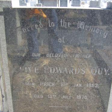 QUY Olive Edwards nee PRICE 1893-1970