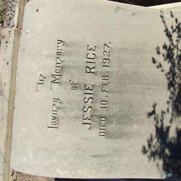 RICE Jessie -1927