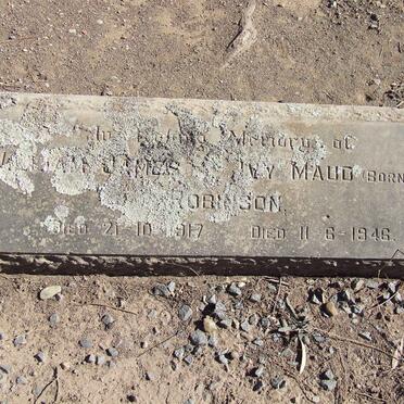 ROBINSON William James -1917 &amp; Ivy Maud PIKE -1946