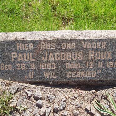 ROUX Paul Jacobus 1883-1952