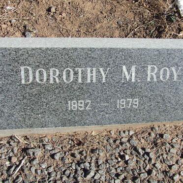 ROY Dorothy M. 1892-1979