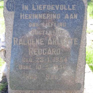 REDGARD Raldene Arlette 1954-1956