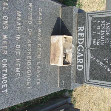 REDGARD Andries Benjamin 1934-1988