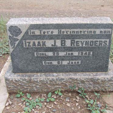 REYNDERS Izaak J.B. -1946
