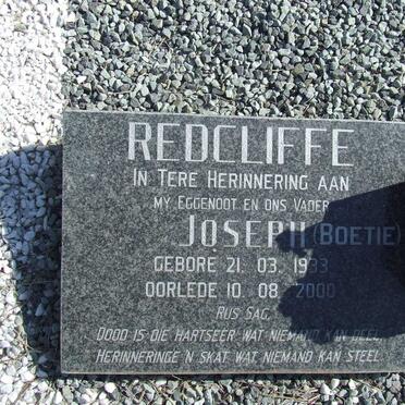 REDCLIFFE Joseph 1933-2000