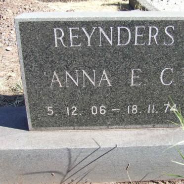 REYNDERS Anna E.C. 1906-1974