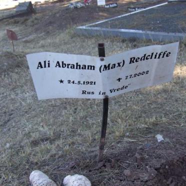 REDCLIFFE Ali Abraham 1921-2002