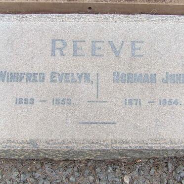 REEVE Norman John 1871-1954 &amp; Winifred Evelyn 1893-1951