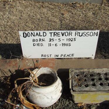 RUSSON Donald Trevor 1925-1985