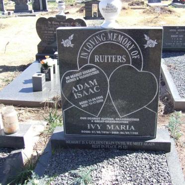 RUITERS Adam Isaac 1942-2006 :: Ivy Maria 1916-1985