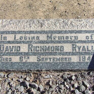 RYALL David Richmond -1946