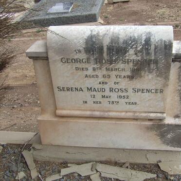 SPENCER George Ross -1957 &amp; Serena Maude Ross -1952