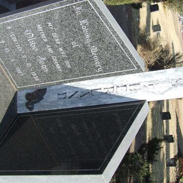 SUTHERLAND Olive Jean nee COETZEE 1935-1987