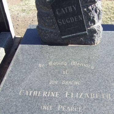 SUGDEN Catherine Elizabeth nee PEARCE 1950-1973