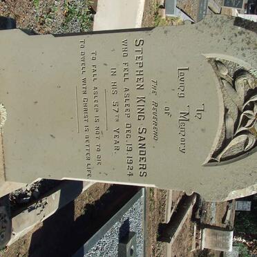 SANDERS Stephen King -1924