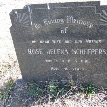 SCHEEPERS Rose Jelena -1961
