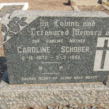 SCHOBER Caroline 1872-1950