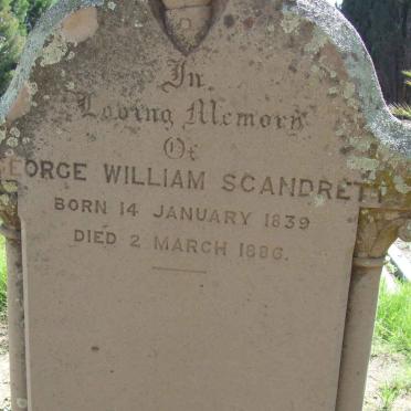 SCANDRETT George William 1839-1886