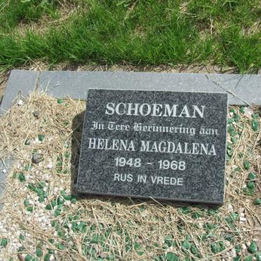 SCHOEMAN Helena Magdalena 1948-1968