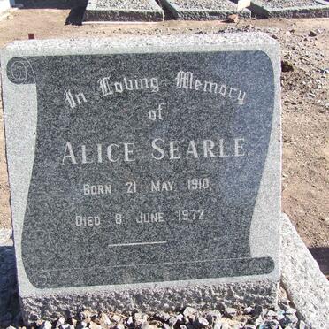 SEARLE Alice 1910-1972
