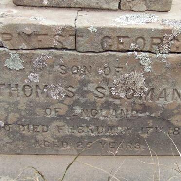 SLOMAN Ernest George -1895
