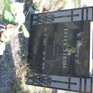 STRIDE Ellen 1883-1978