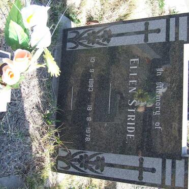 STRIDE Ellen 1883-1978