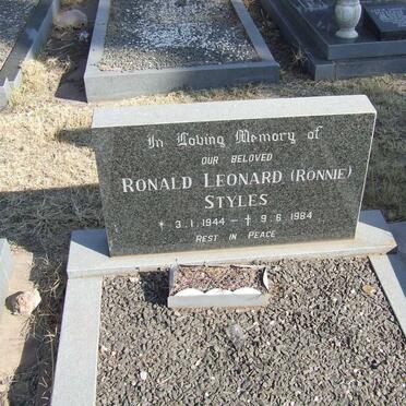 STYLES Ronald Leonard 1944-1984