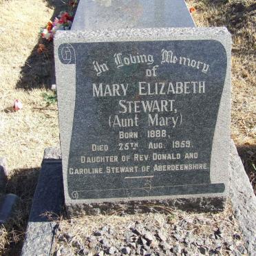 STEWART Mary Elizabeth 1888-1959
