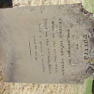 STYLES George Henry 1866-1869