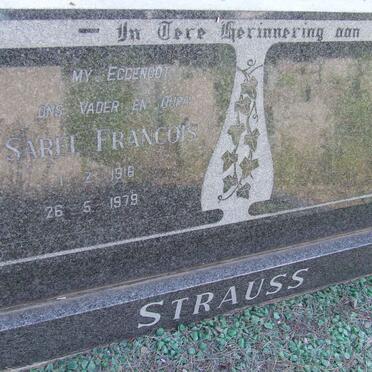 STRAUSS Sarel Francois 1916-1979