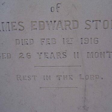 STONE James Edward -1916