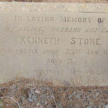 STONE Kenneth -1947