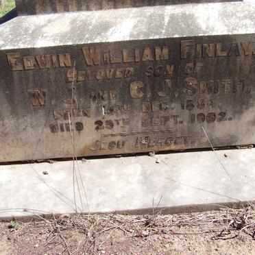 SMITH Edwin William Finlay 1884-1902