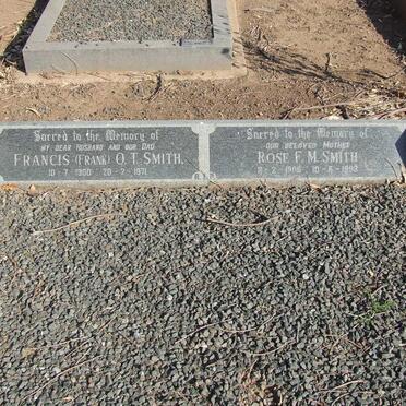 SMITH Francis O.T. 1900-1971&amp; Rose F.M. 1905-1993