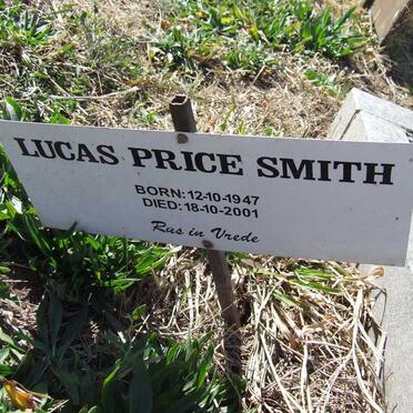 SMITH Lucas Price 1947-2001