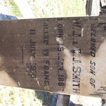 SMITH John Hancorn 1887-1916