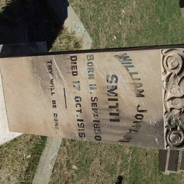 SMITH William Johan 1850-1916