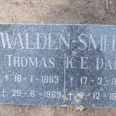 SMITH Thomas, Walden 1883-1969 &amp; K.E.Daisy 1889-1979 
