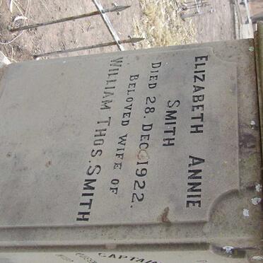 SMITH Elizabeth Annie -1922