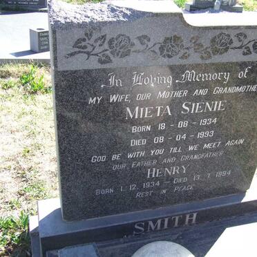 SMITH Henry 1934-1994 &amp; Mieta Sienie 1934-1993